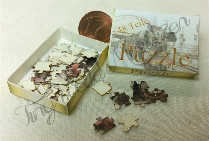 Puzzle Lokomotive Puppenhaus
