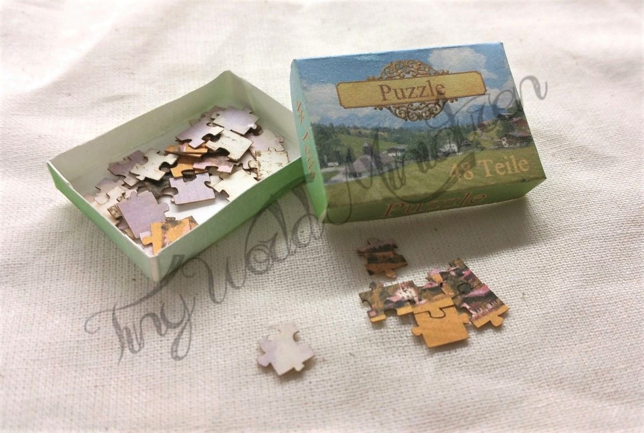 Puzzle Berge Puppenhaus