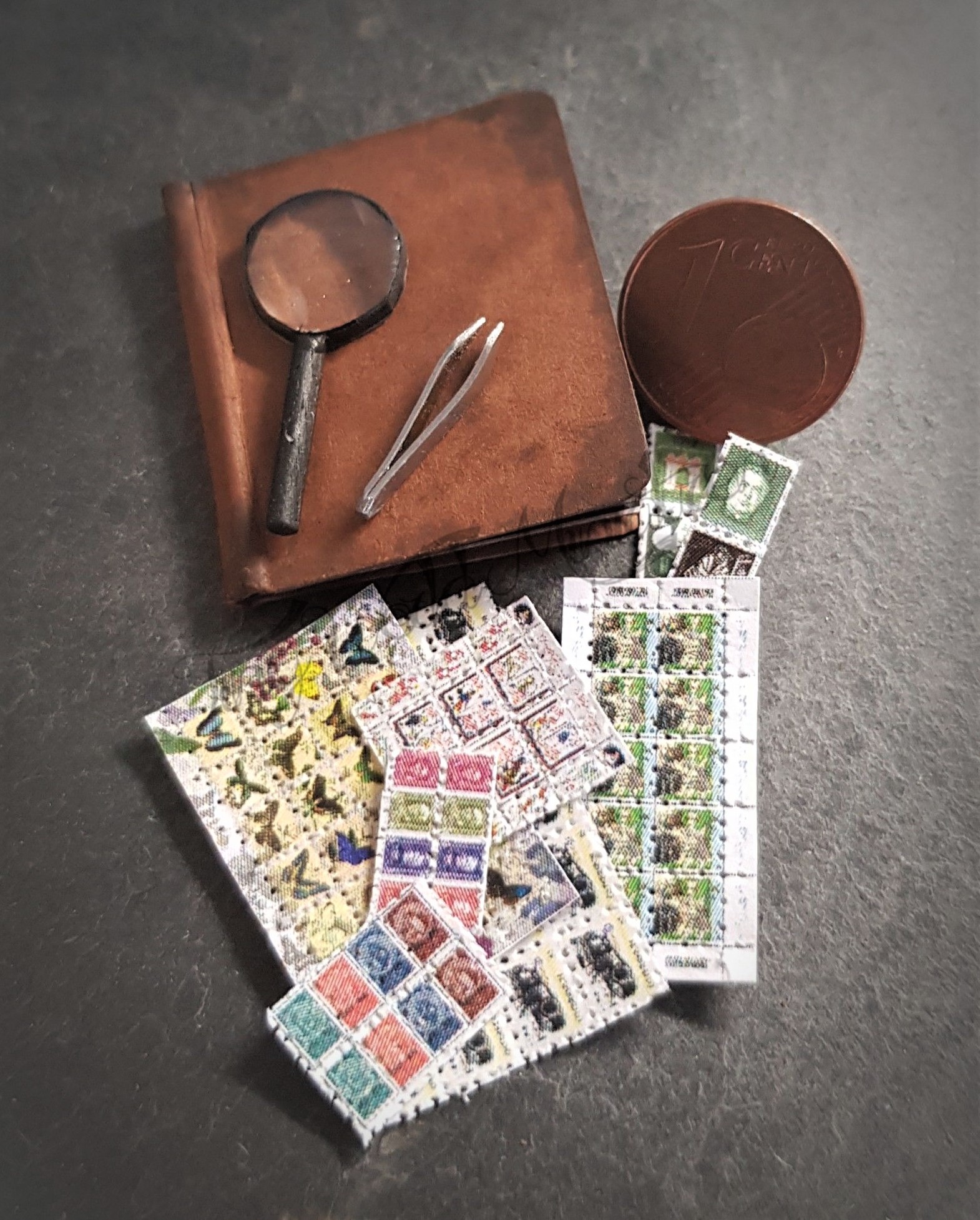 Briefmarken-Sammel-Set Puppenhaus