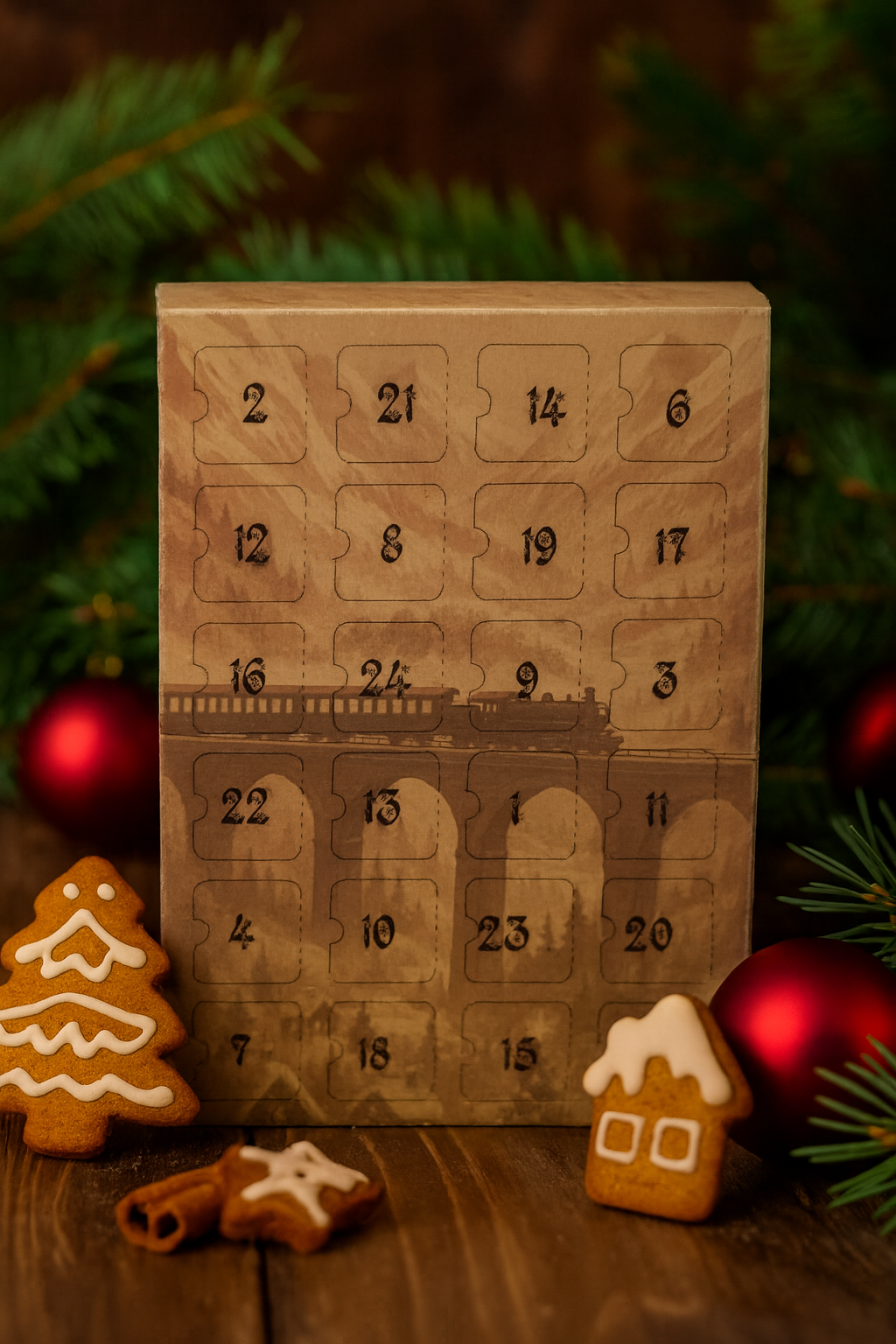 Adventskalender mit Tiny World Miniaturen Nr.001