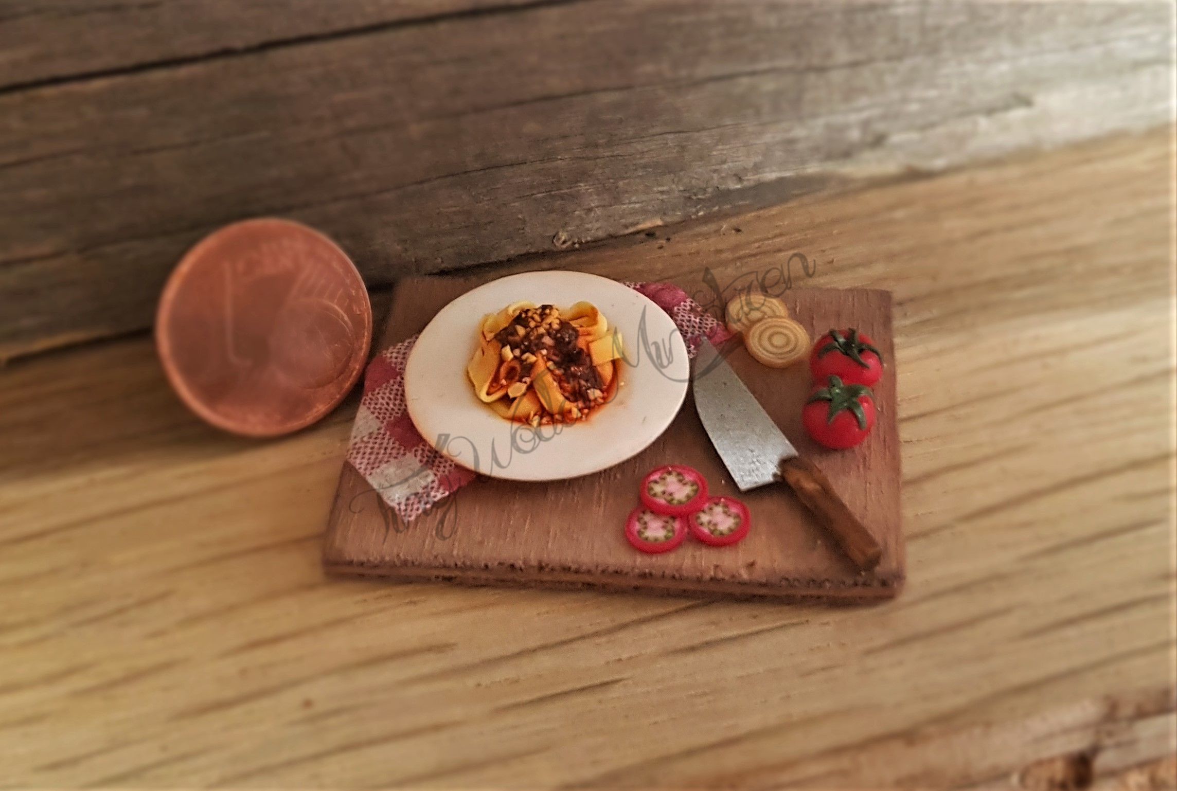 Spaghetti Bolognese zubereiten Puppenhaus