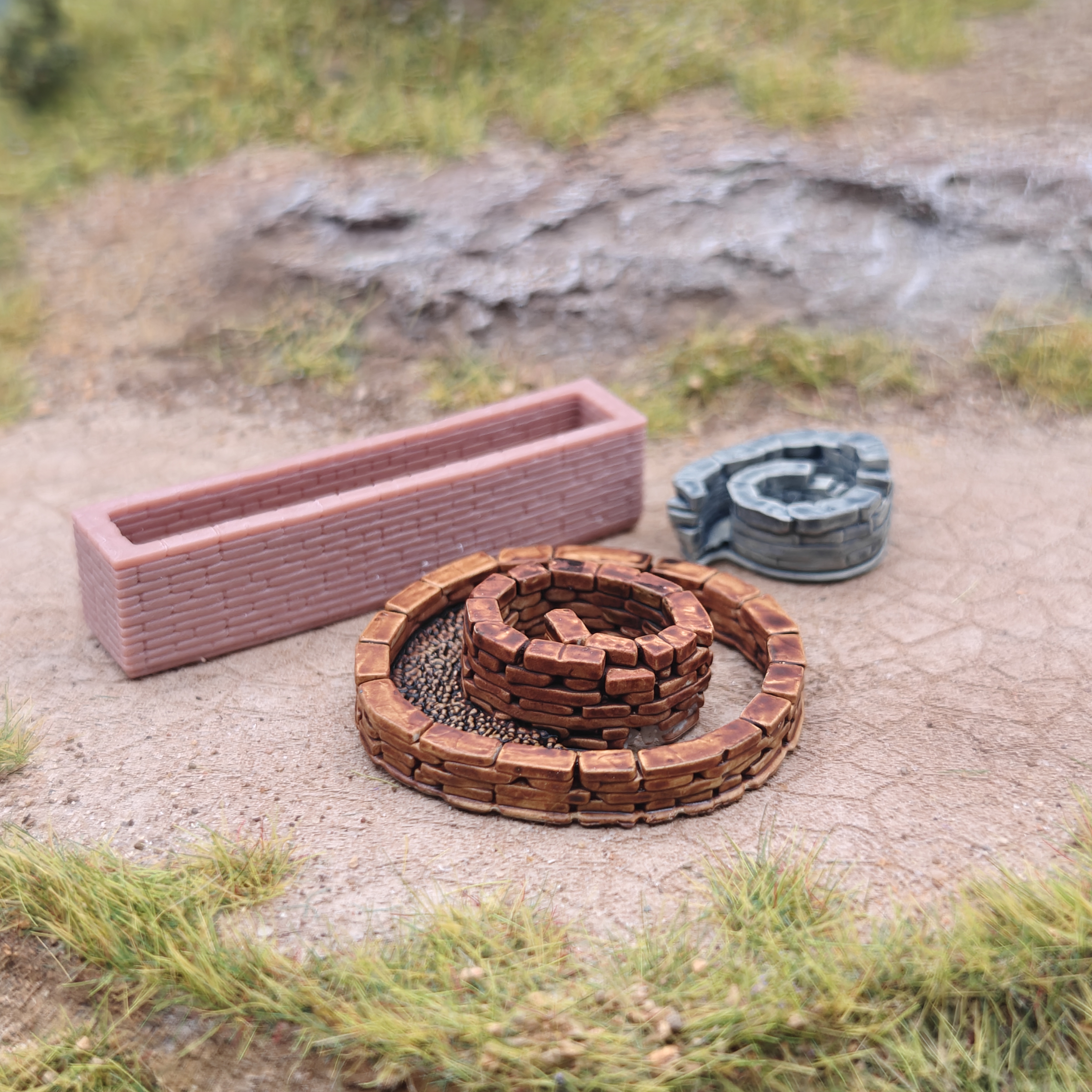 Hochbeet und Kräuterspiralen H0