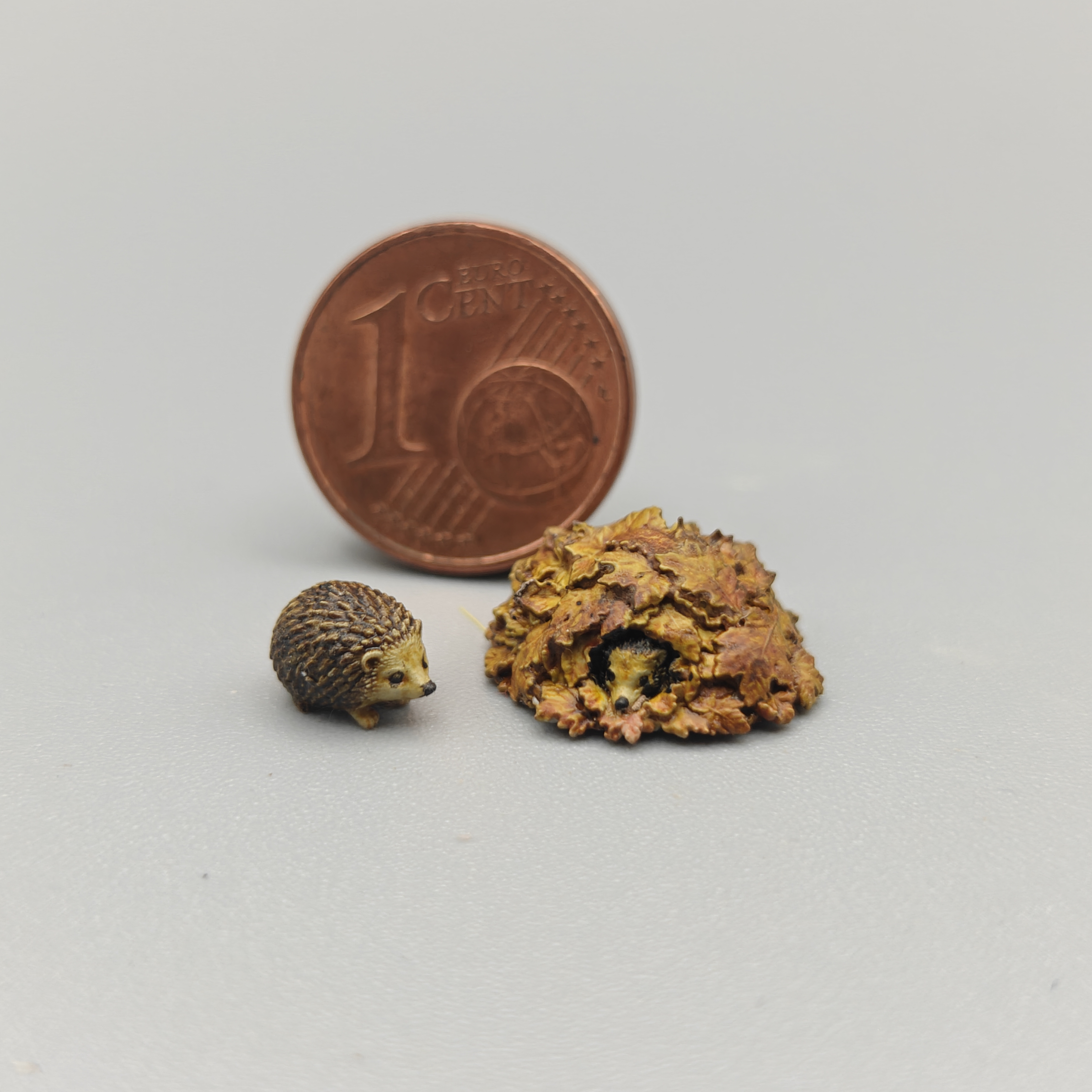 Igel und Laubhaufen 1:32 Spur 1