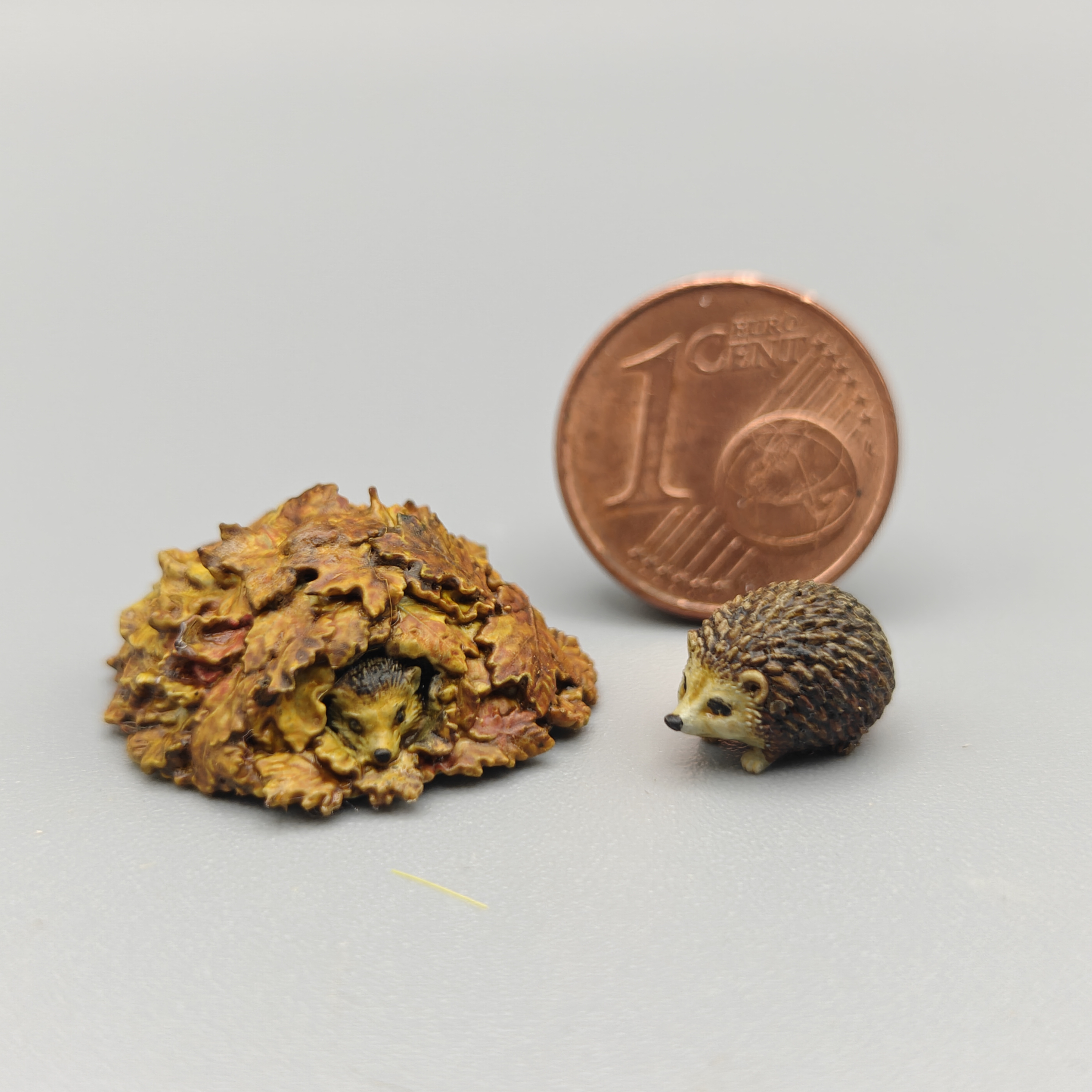 Igel und Laubhaufen Gartenbahn