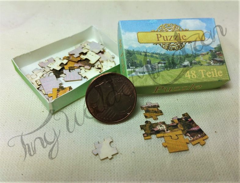 Puzzle Berge Puppenhaus