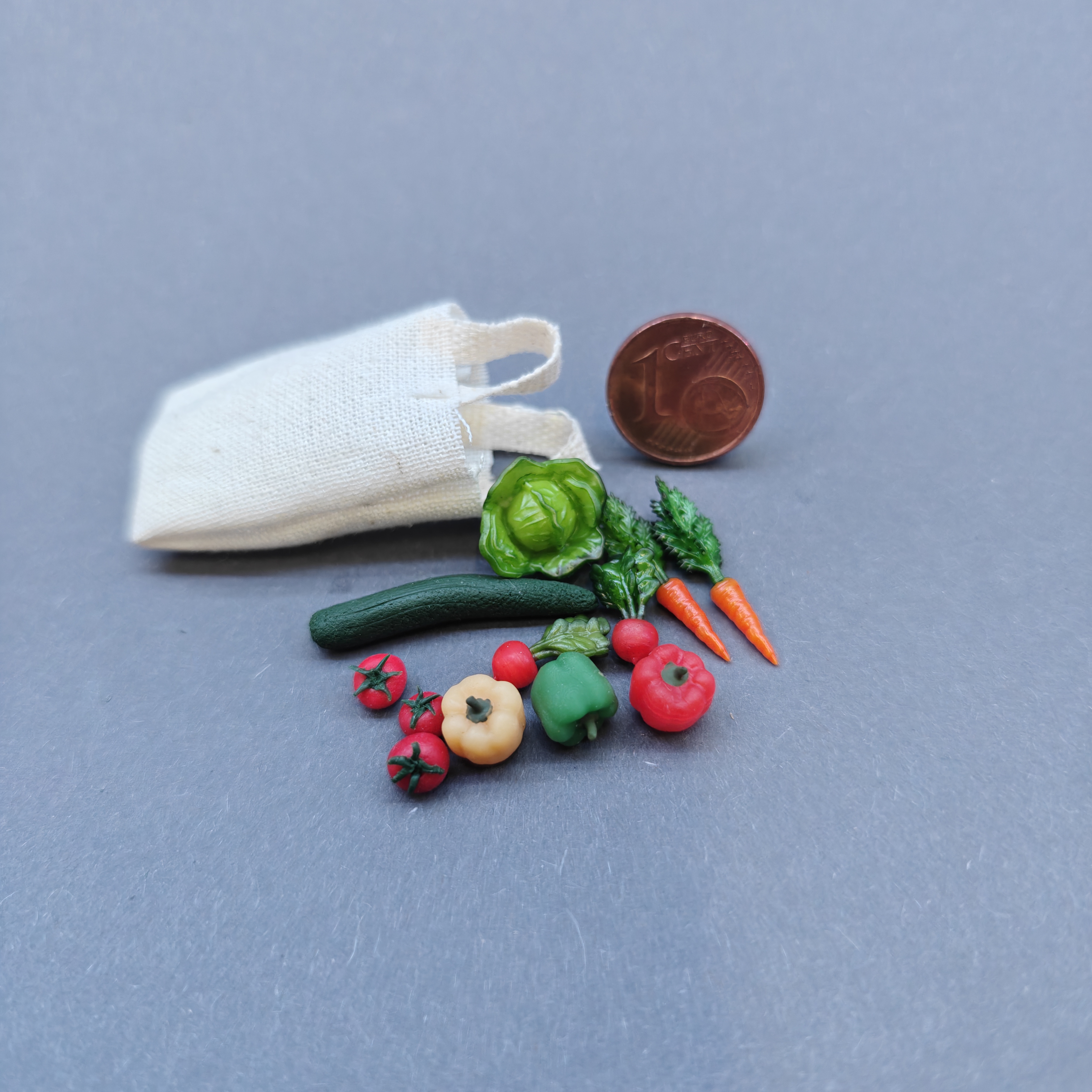 Beutel voller Gemüse Puppenhaus