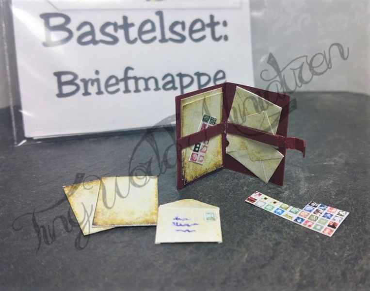 Bastelset Briefmappe Puppenhaus